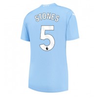 Koszulka piłkarska Manchester City John Stones #5 Strój Domowy dla kobiety 2023-24 tanio Krótki Rękaw